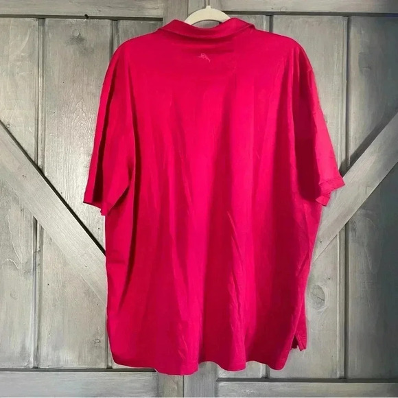 Tommy Bahama Bright‎ Berry Pink Polo Size XXL - Picture 5 of 7